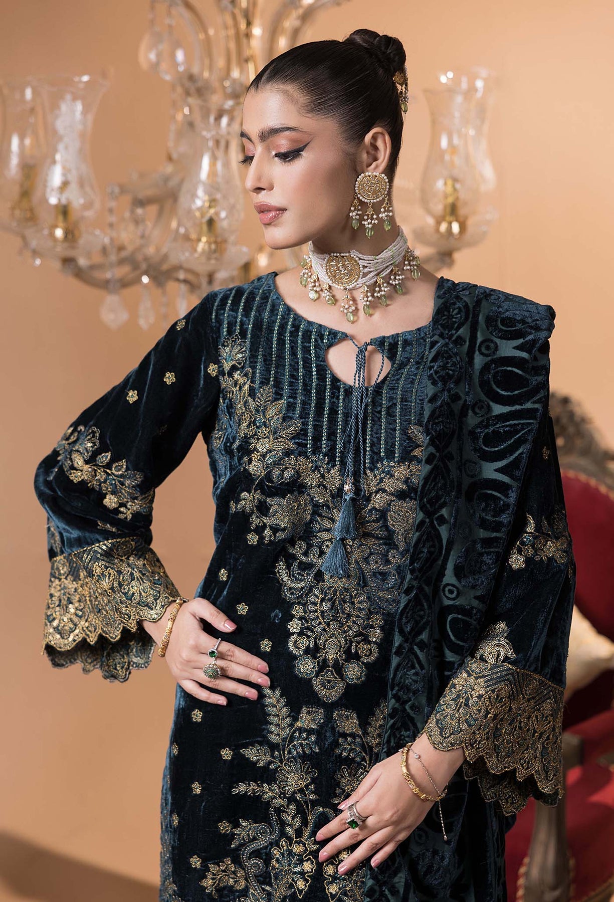 AdanLibas Plachi’24 Luxury Unstitched 4239