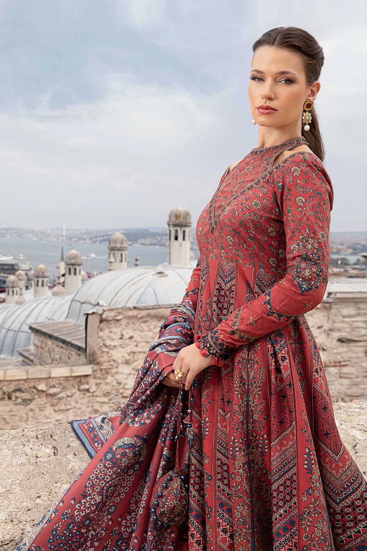 Maria B Winter Edition Unstitched Cambric Suit 2B
