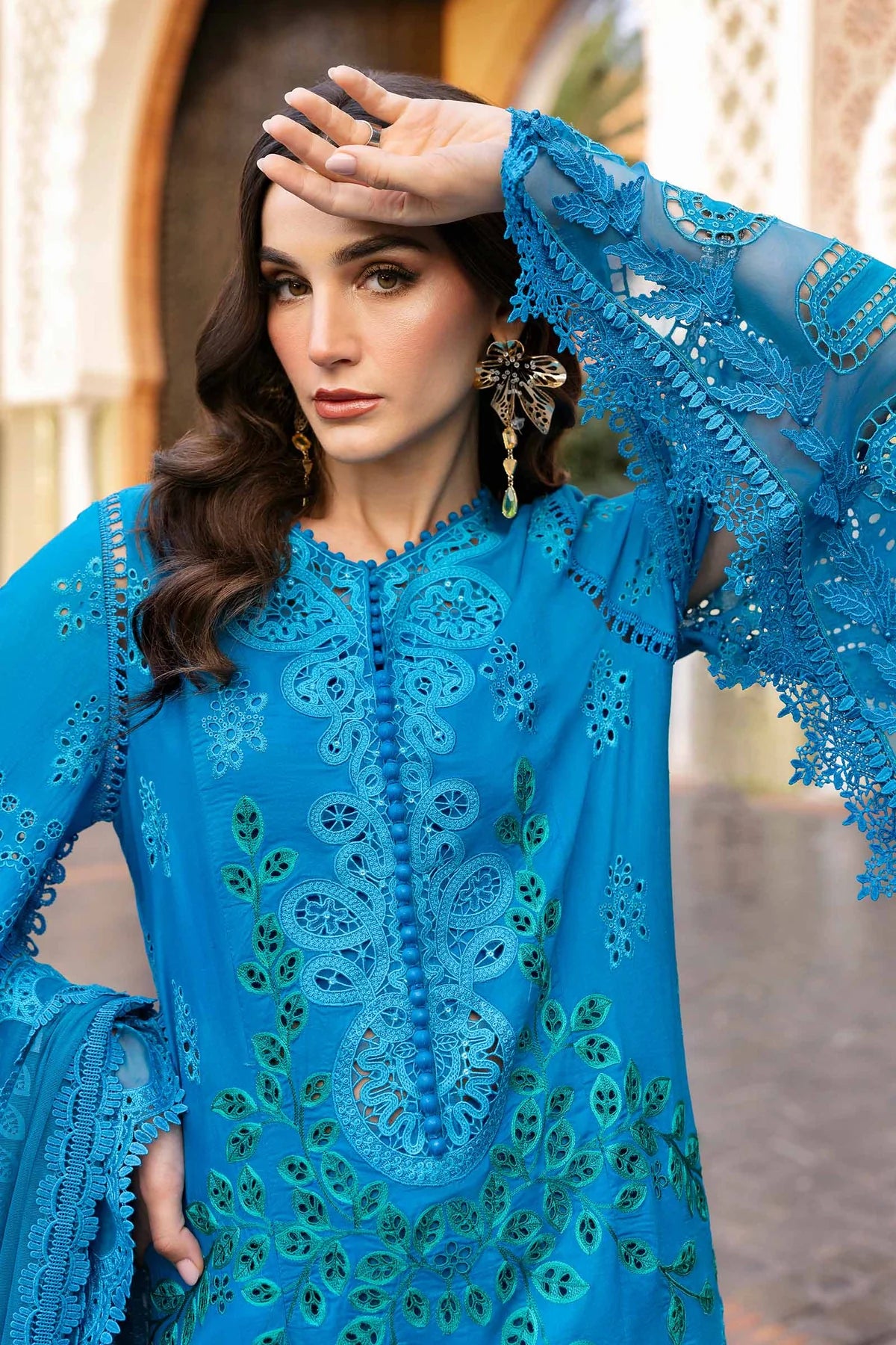 Maria b 3 Piece Unstitched Lawn Suit | D-2503-B