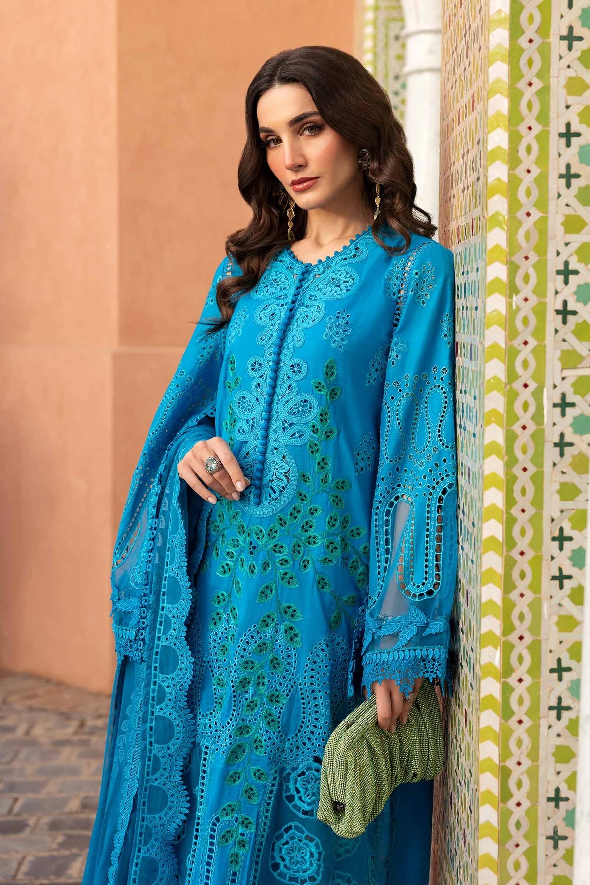 Maria b 3 Piece Unstitched Lawn Suit | D-2503-B
