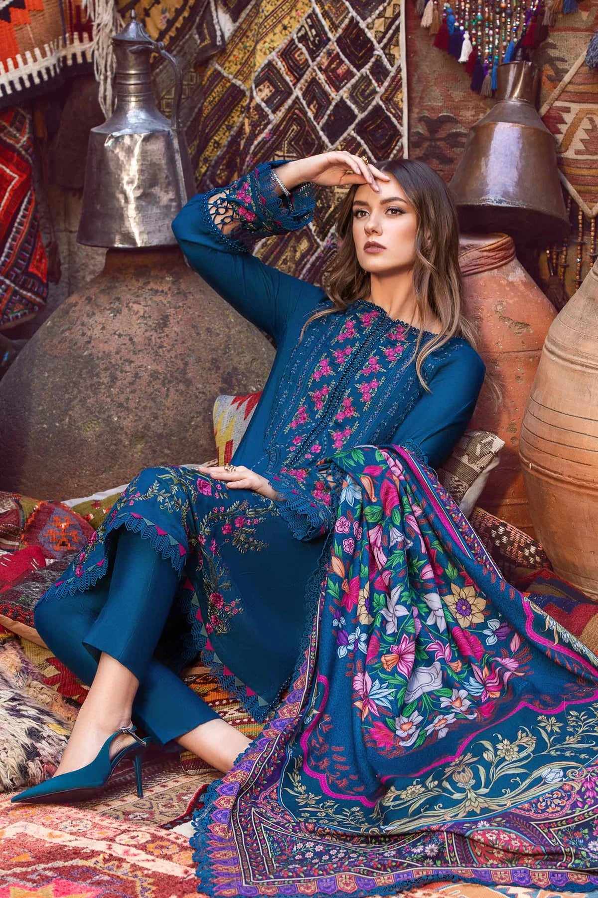Maria B Winter Edition Unstitched Suit 4B