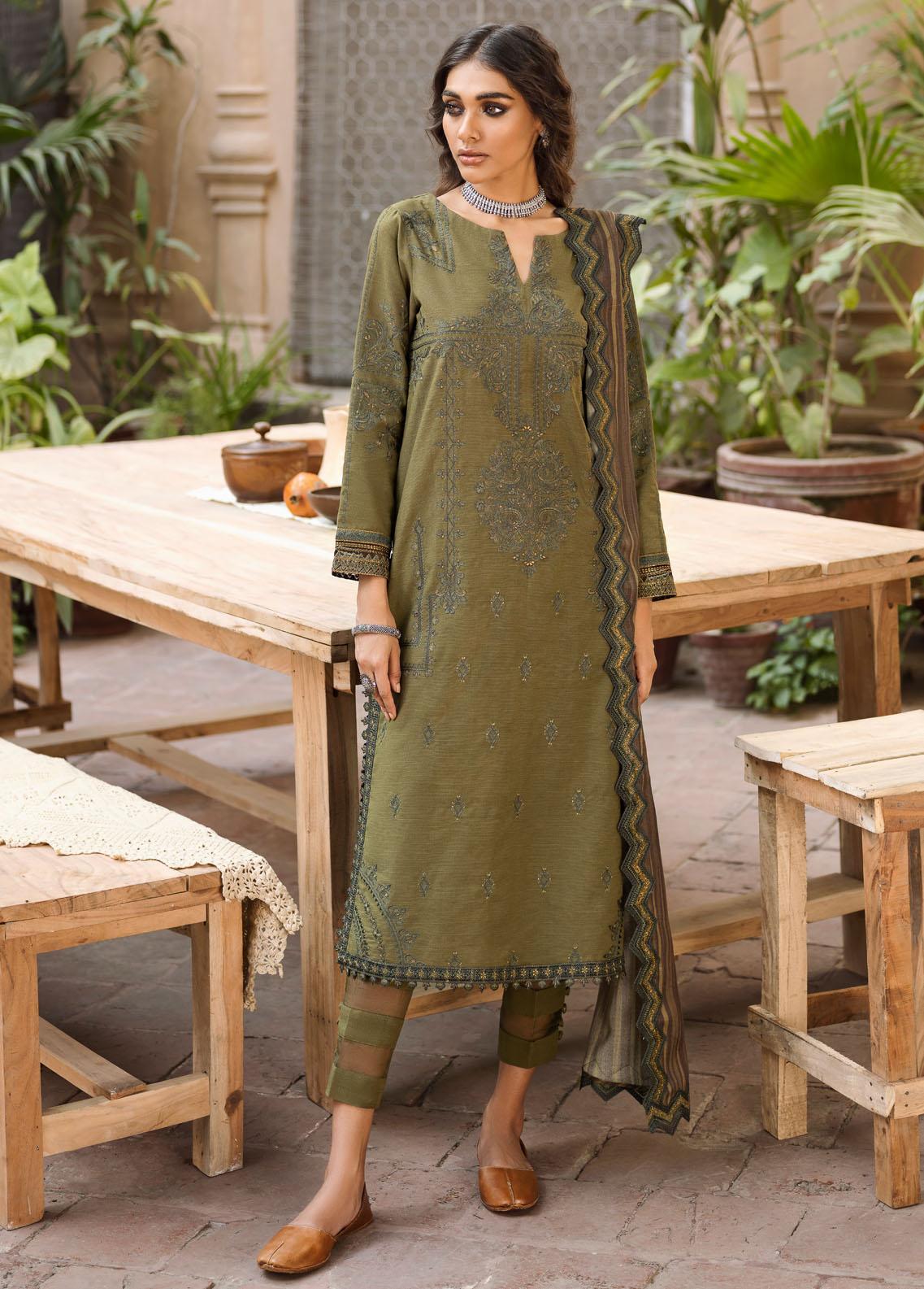 Riwayat By Iznik Unstitched 3 Piece RC-08 Aaira - Winter Collection
