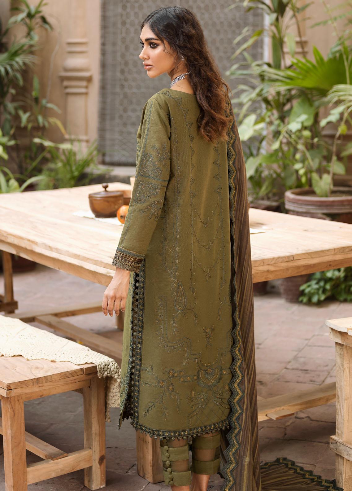 Riwayat By Iznik Unstitched 3 Piece RC-08 Aaira - Winter Collection