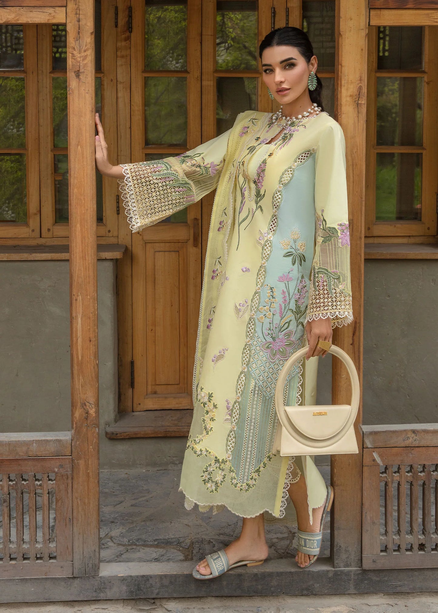 Crimson Luxury Lawn Sun Kissed - Lemon