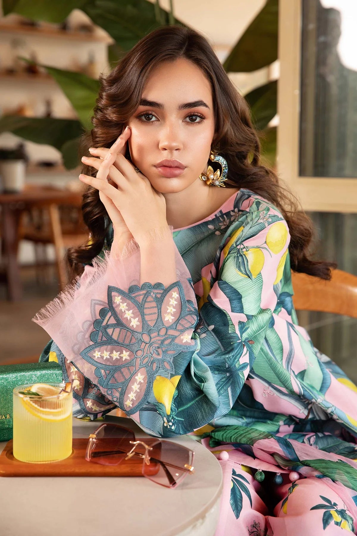 Maria B 3 Piece Unstitched Printed Lawn Suit | MPT-2503-B