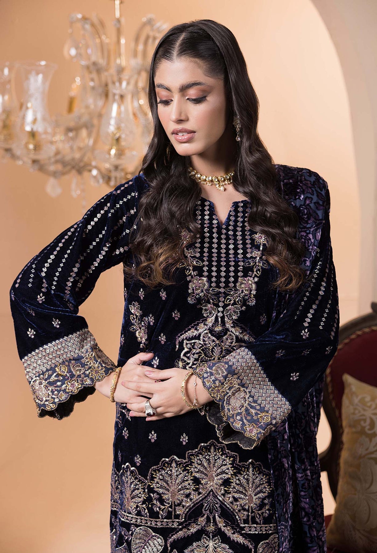 Adan's Libas Plachi’24 Luxury Unstitched 4234