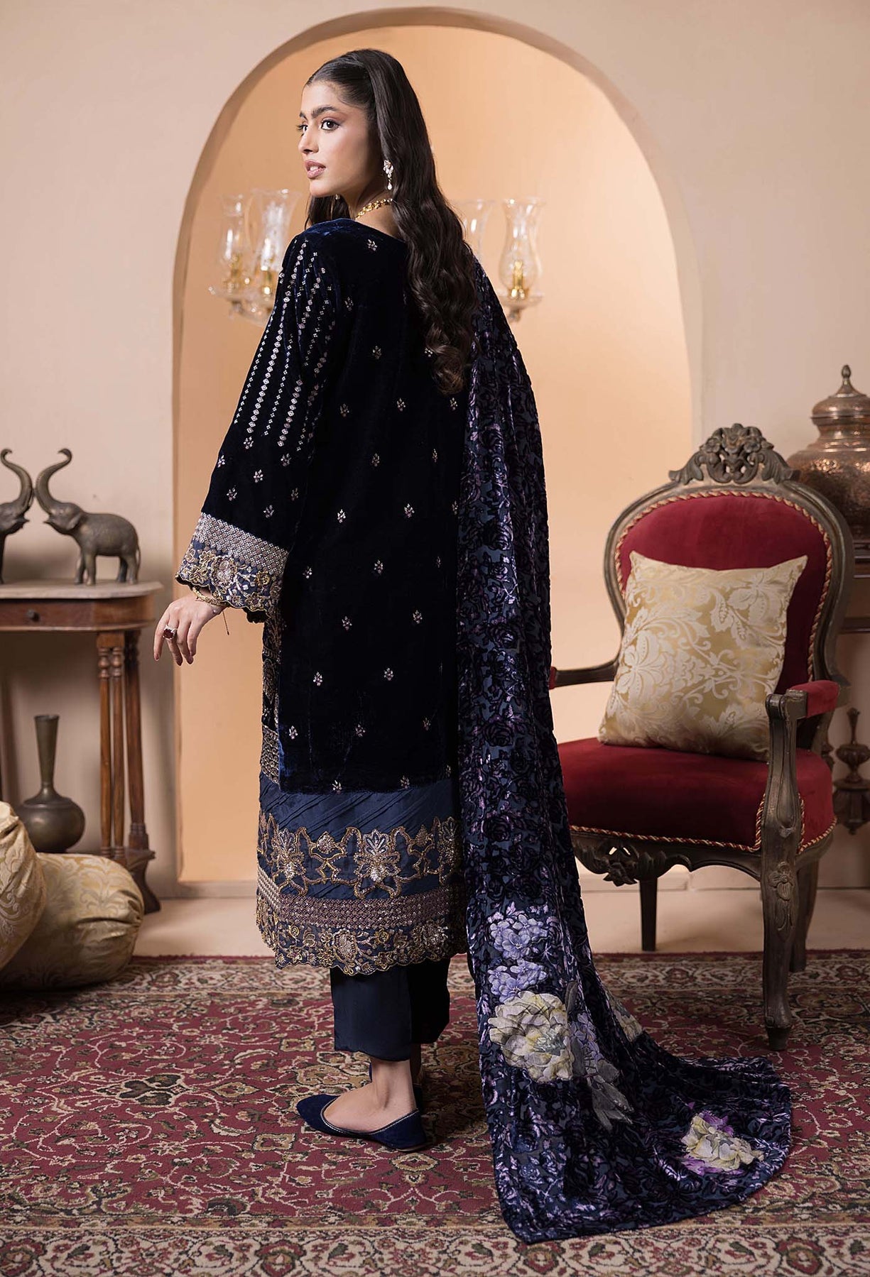Adan's Libas Plachi’24 Luxury Unstitched 4234