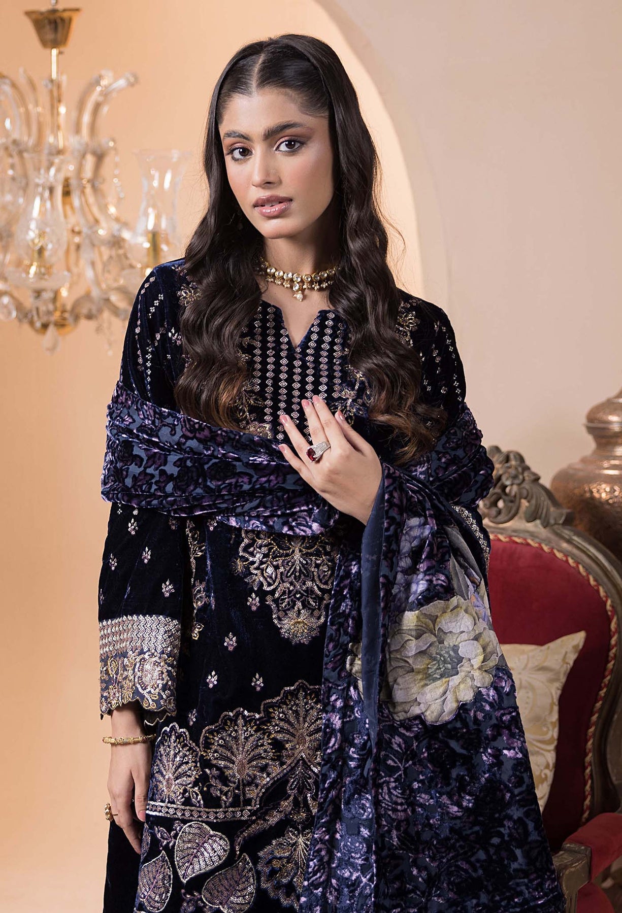 Adan's Libas Plachi’24 Luxury Unstitched 4234