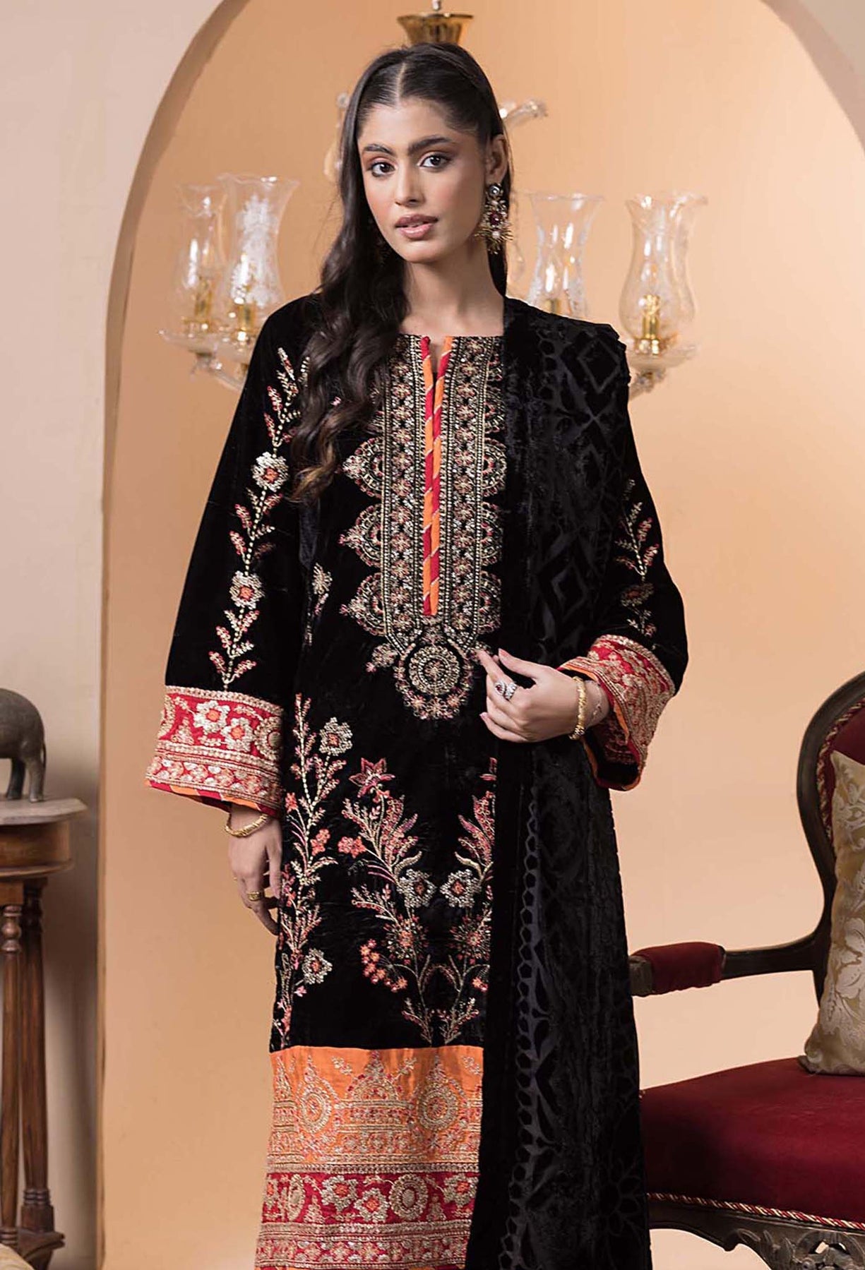 Adan's Libas Plachi’24 Luxury Unstitched 4235