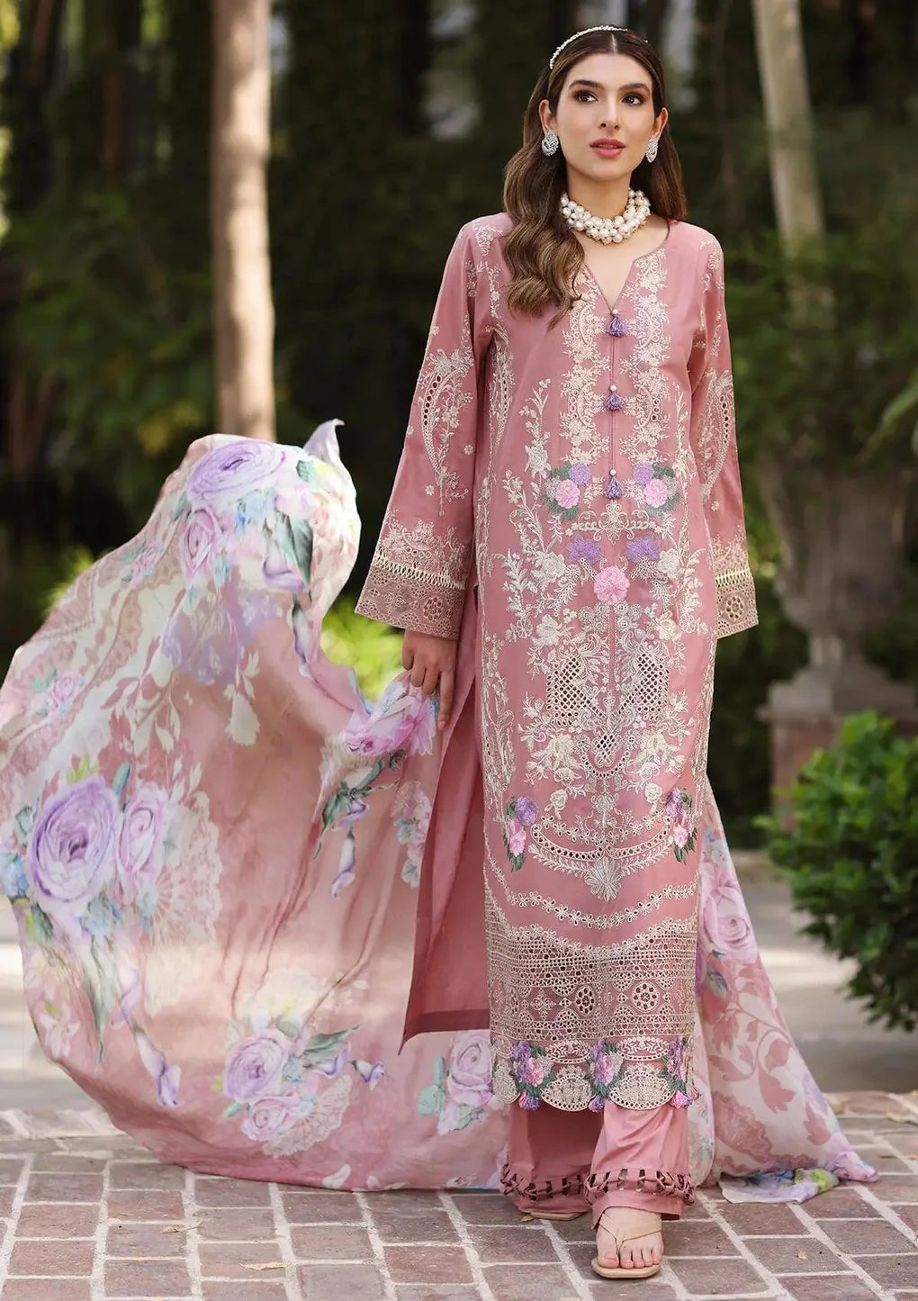 Elaf - Lawn Chikankari GISELLE ECF-11B