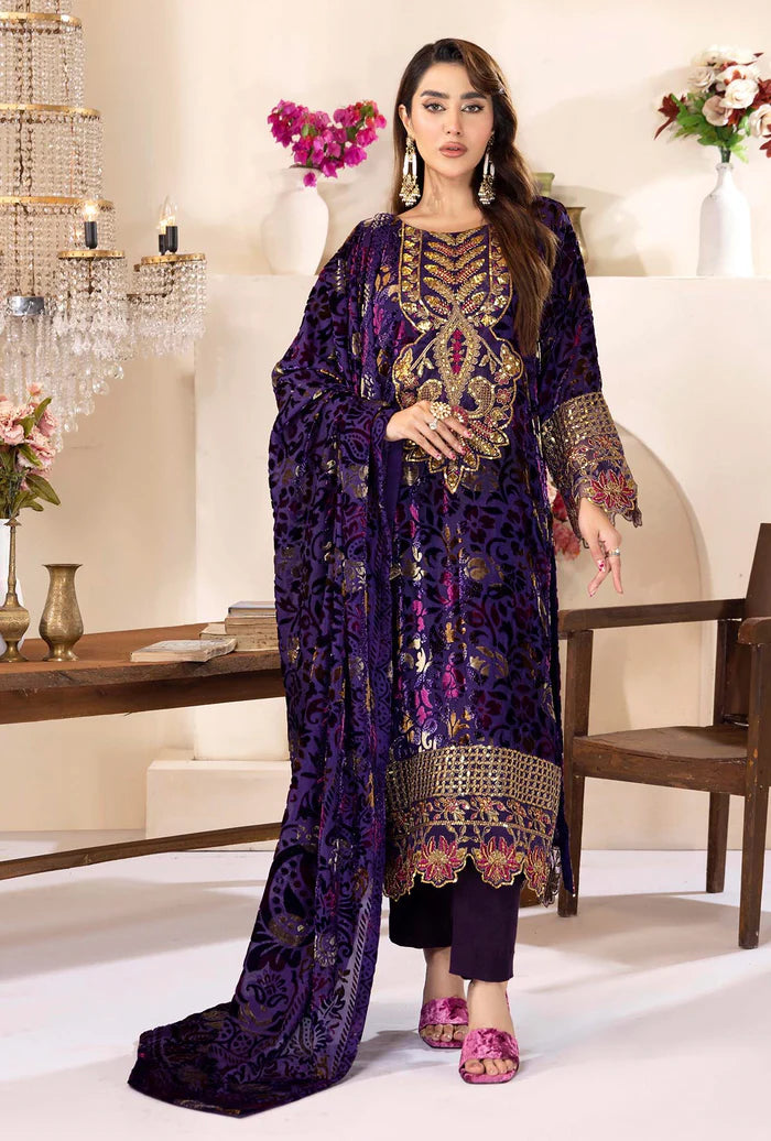Adan’s Libas Plachi’24 Luxury Unstitched | 4553