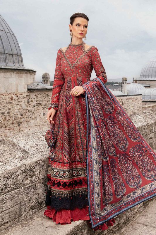 Maria B Winter Edition Unstitched Cambric Suit 2B