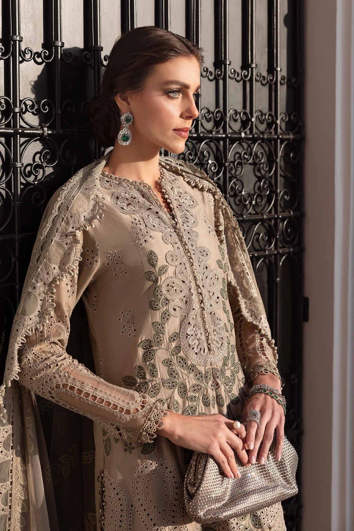 Maria b 3 Piece Unstitched Lawn Suit | D-2503-A