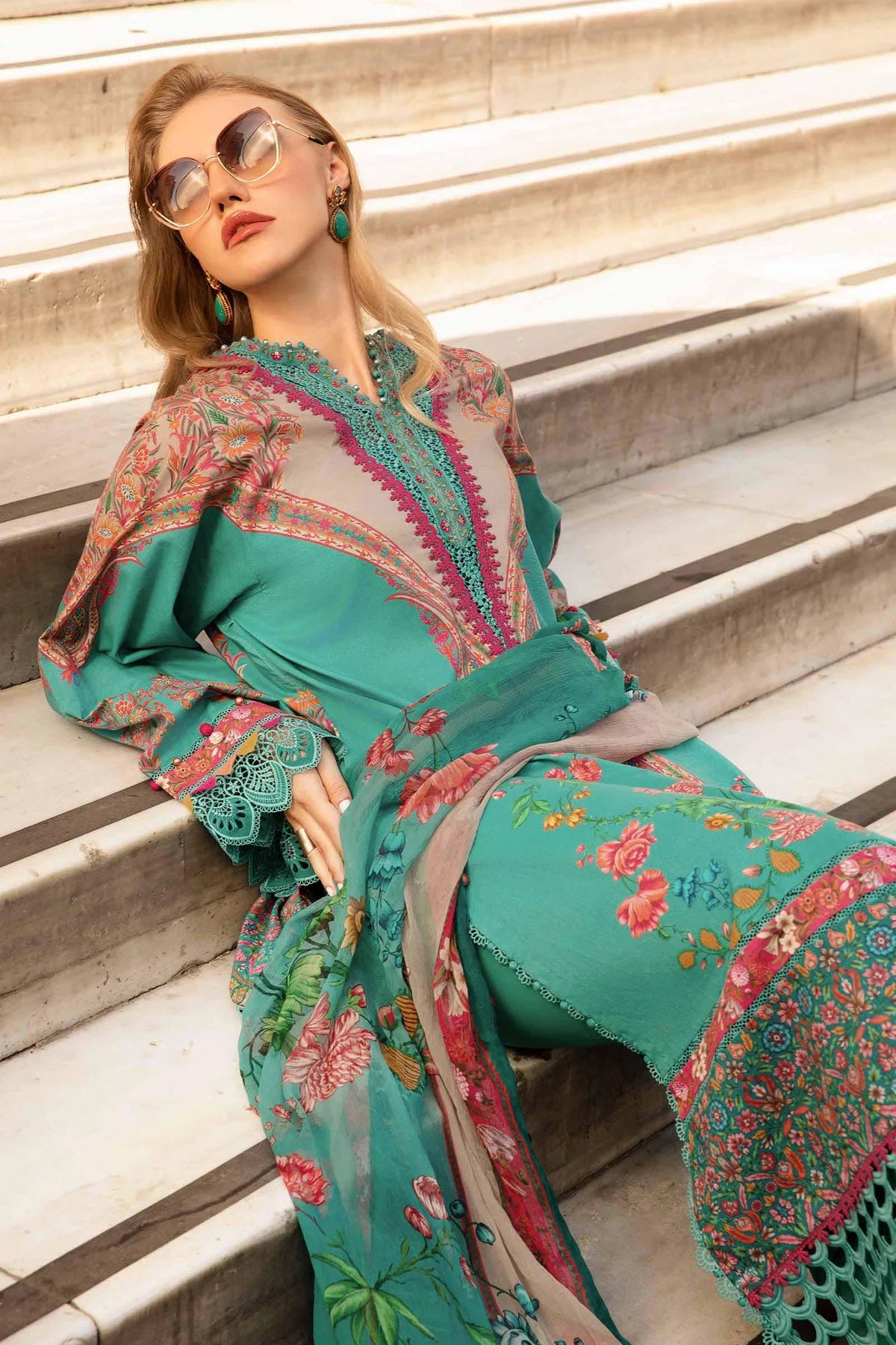 Maria B Winter Edition Unstitched Cambric Suit 4A