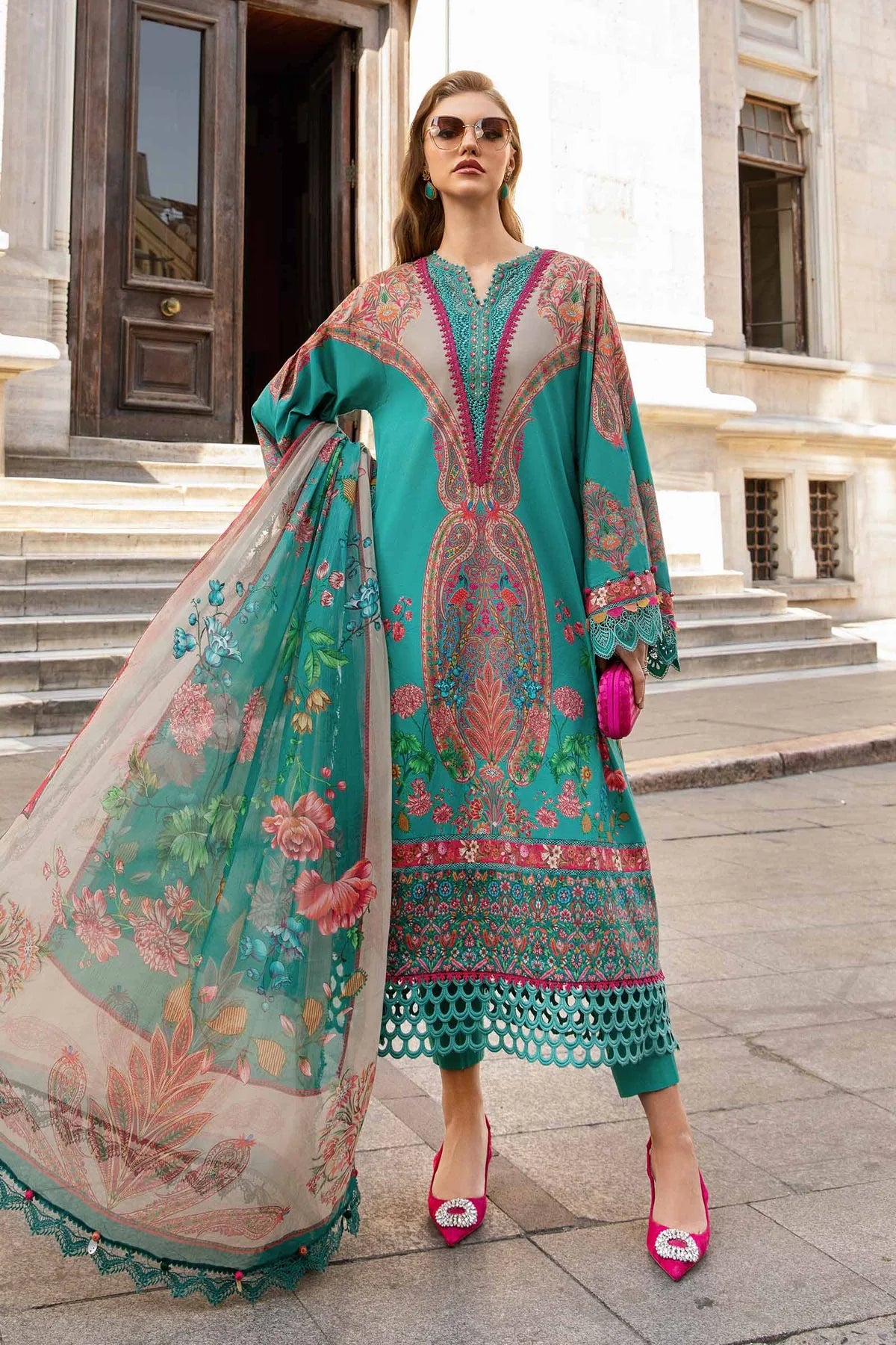 Maria B Winter Edition Unstitched Cambric Suit 4A