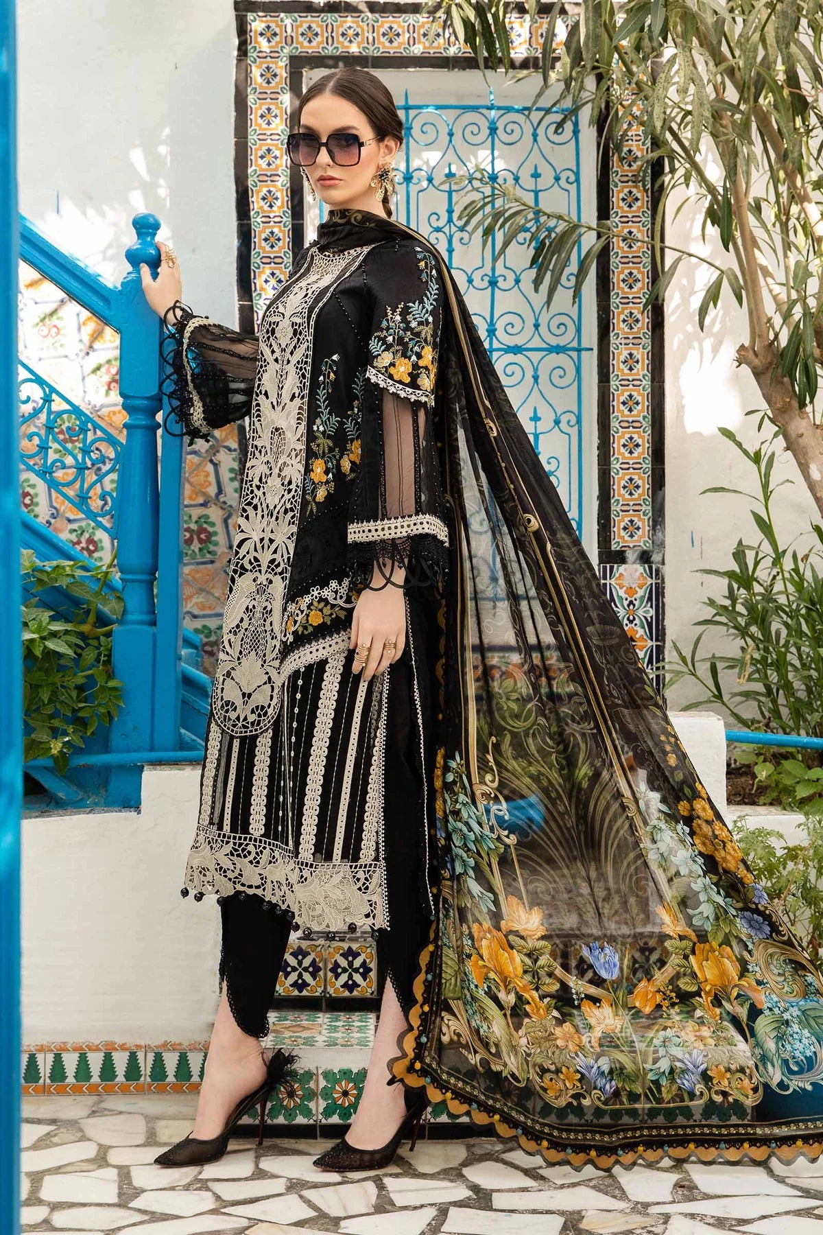 Maria B Winter Edition Unstitched Lawn Suit 15B