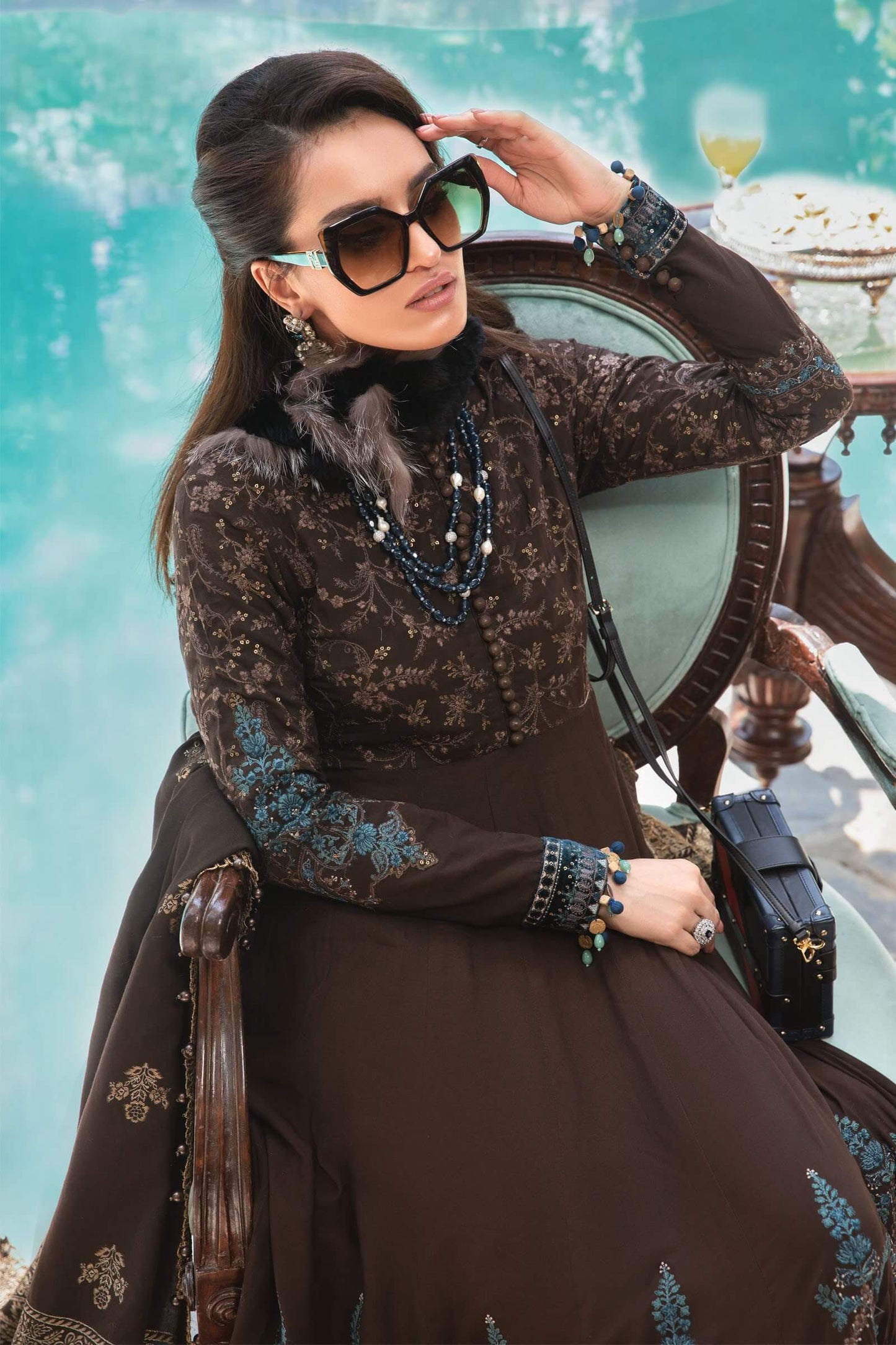 Maria B Winter Edition Unstitched Linen Suit D1