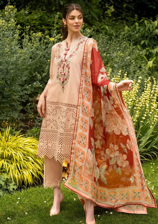 Mushq Hemline Lawn Chikankari 24 | HMC-12