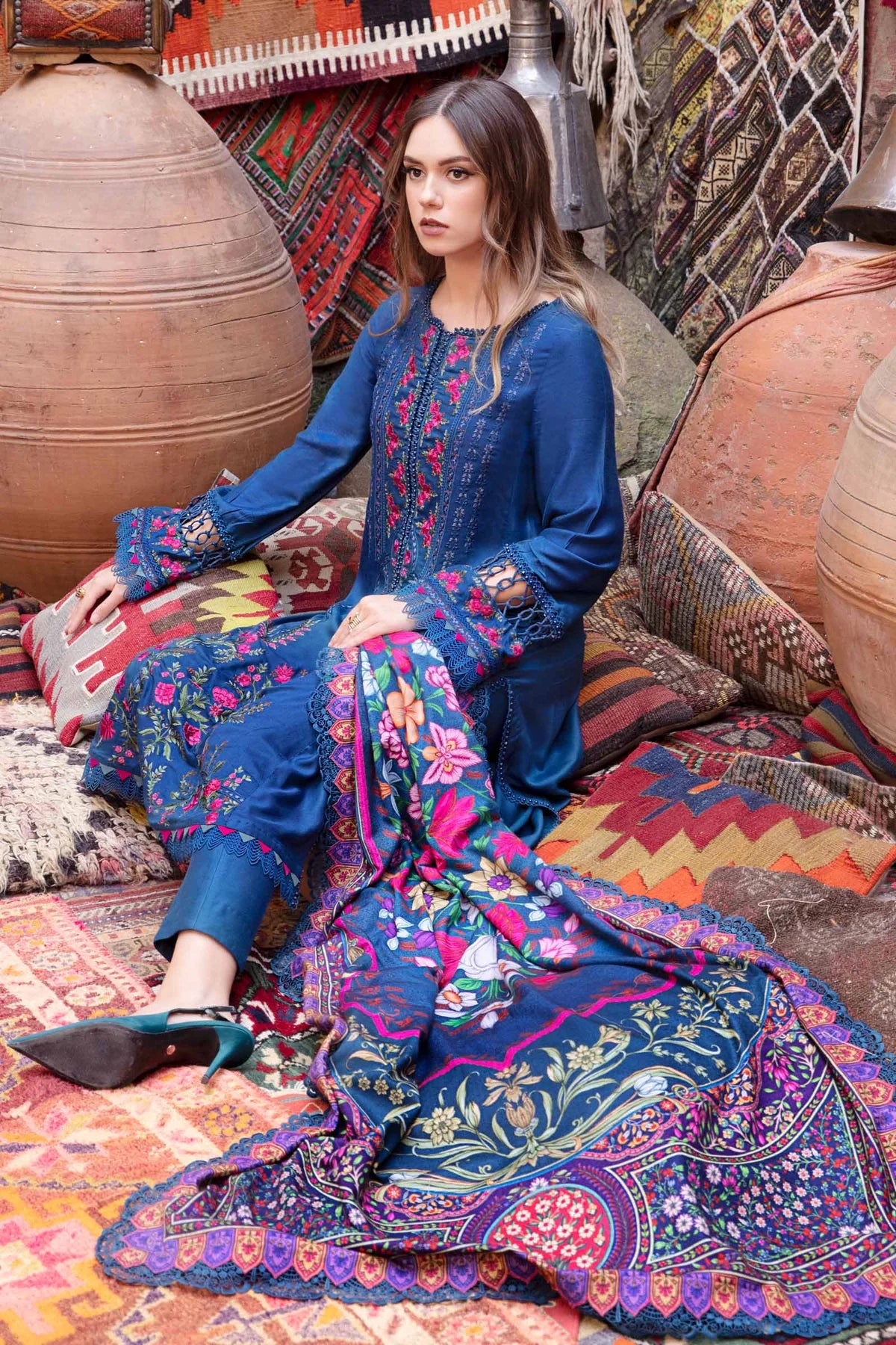 Maria B Winter Edition Unstitched Suit 4B