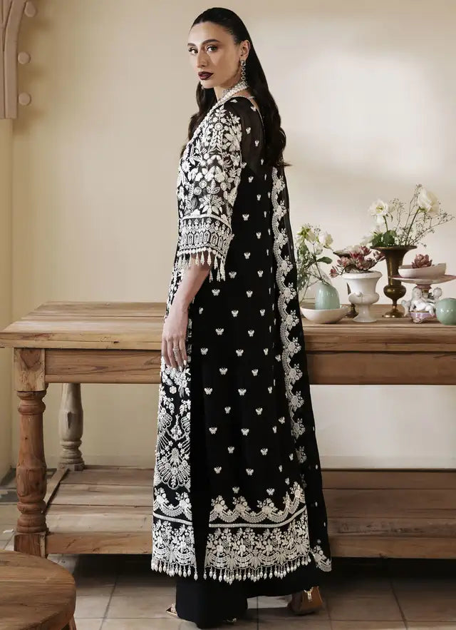Muse by Serene Premium Luxury Chiffon Unstitched 3Pc Suit S-1082 Nora