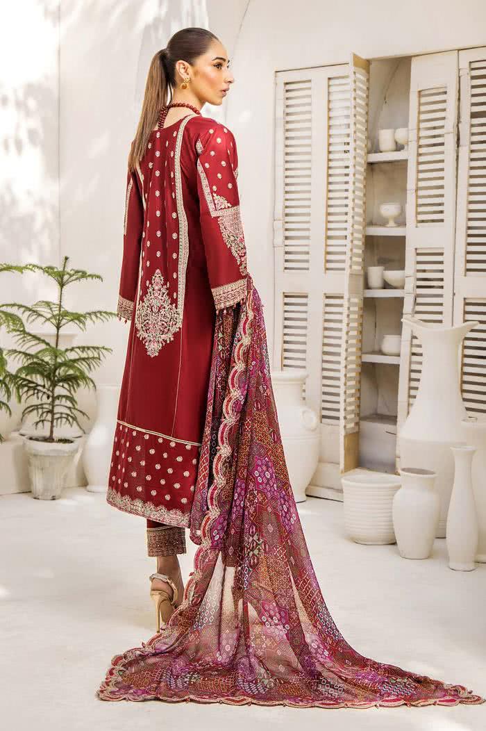Eshaisha Unstitched Lawn Ruby Luxe