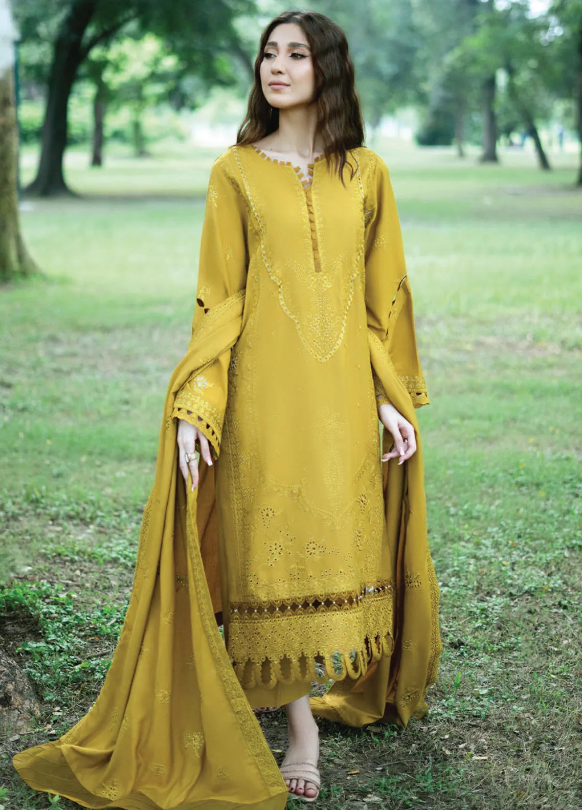 Zephyr By Humdum Embroidered Wool Suit D-05 - Winter Collection