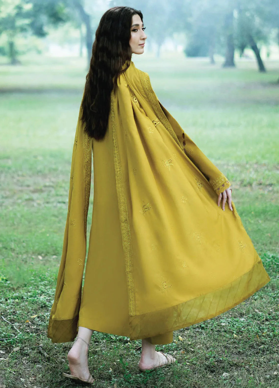 Zephyr By Humdum Embroidered Wool Suit D-05 - Winter Collection