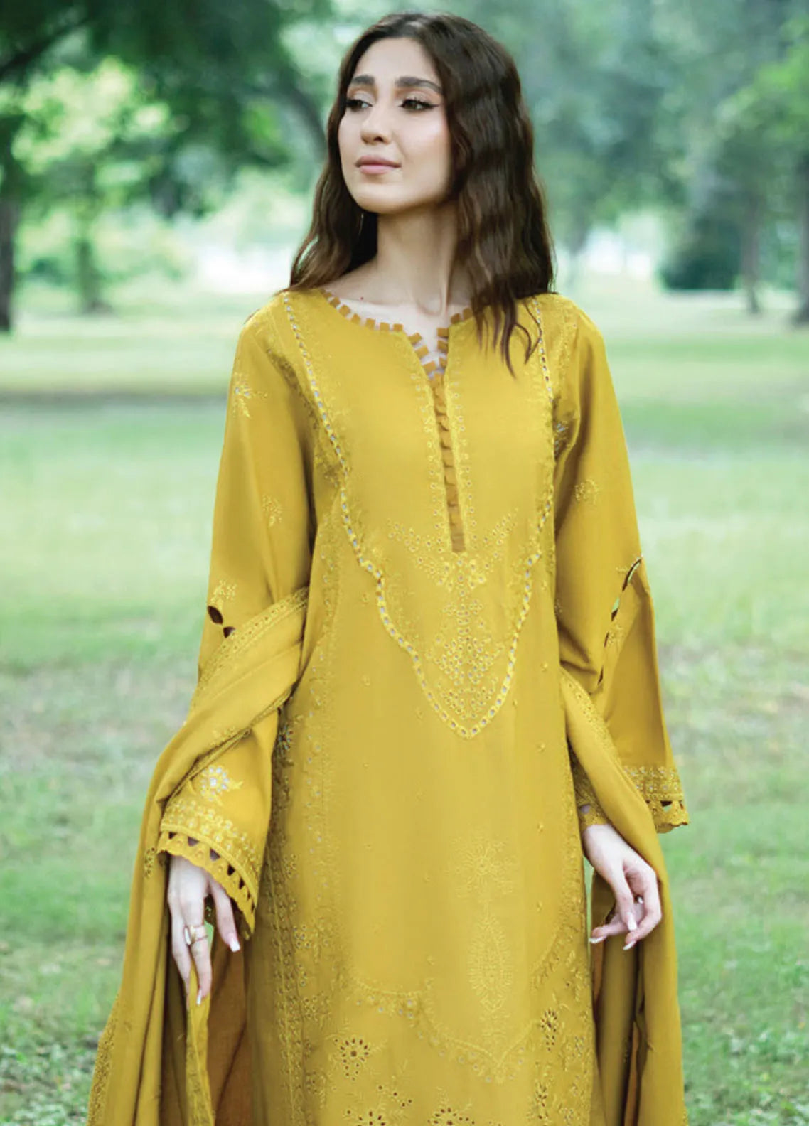 Zephyr By Humdum Embroidered Wool Suit D-05 - Winter Collection